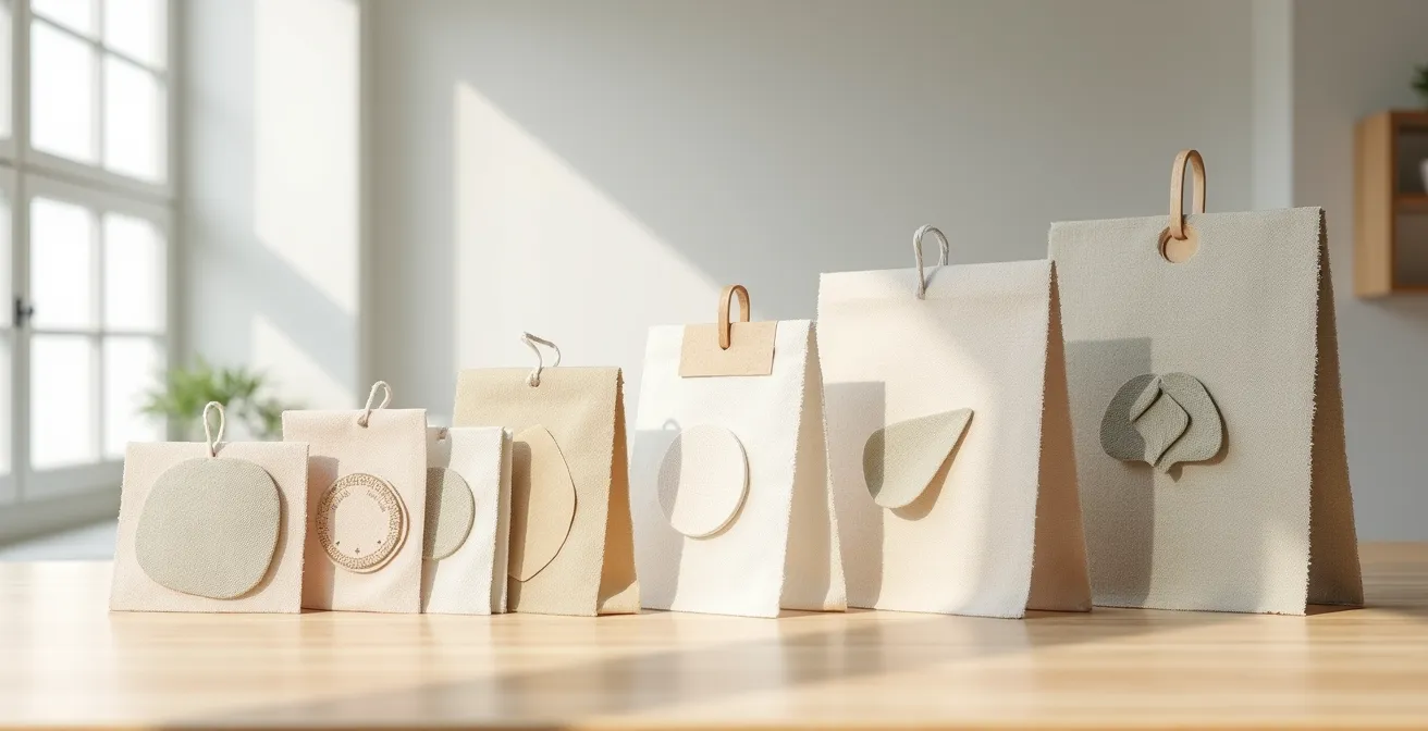 Confronto visivo tra certificazioni tessili autentiche e false etichette verdi