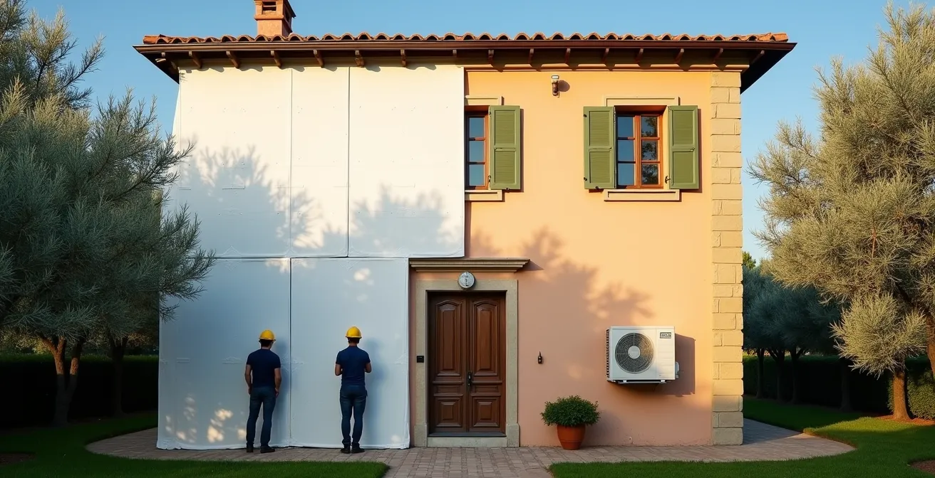Mappa termica dell'Italia con indicazione delle zone climatiche e soluzioni ottimali