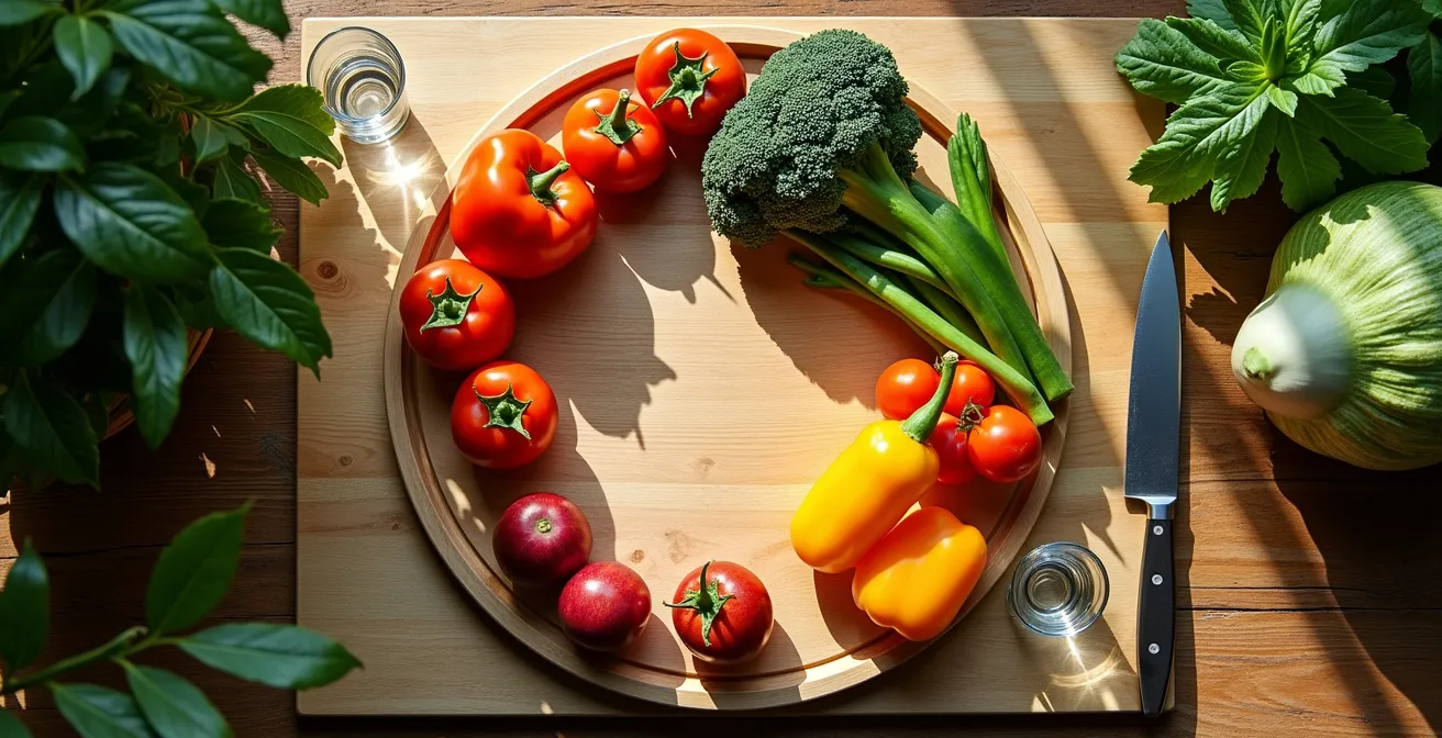 Lista della spesa organizzata con menu settimanale pianificato