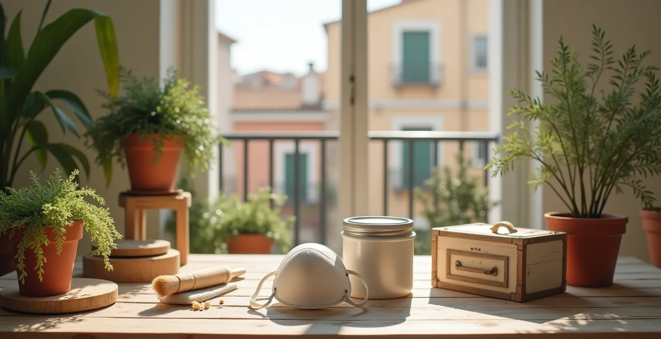 Equipaggiamento di protezione individuale per lavori di verniciatura fai da te